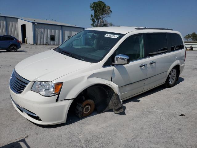 2C4RC1CG4CR412204 - 2012 CHRYSLER TOWN & COU TOURING L WHITE photo 1