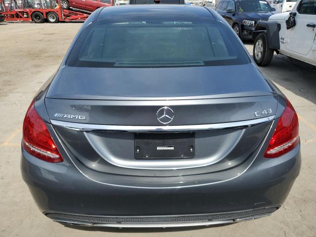 55SWF6EB6JU248714 - 2018 MERCEDES-BENZ C 43 4MATIC AMG GRAY photo 6