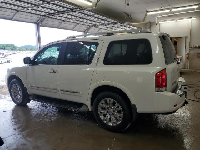 5N1BA0NE5FN601342 - 2015 NISSAN ARMADA PLATINUM WHITE photo 2