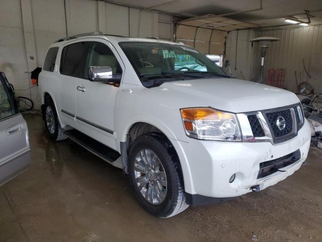 5N1BA0NE5FN601342 - 2015 NISSAN ARMADA PLATINUM WHITE photo 4