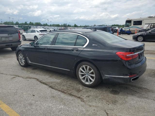 WBA7J2C56HG497571 - 2017 BMW 740 XE BLACK photo 2