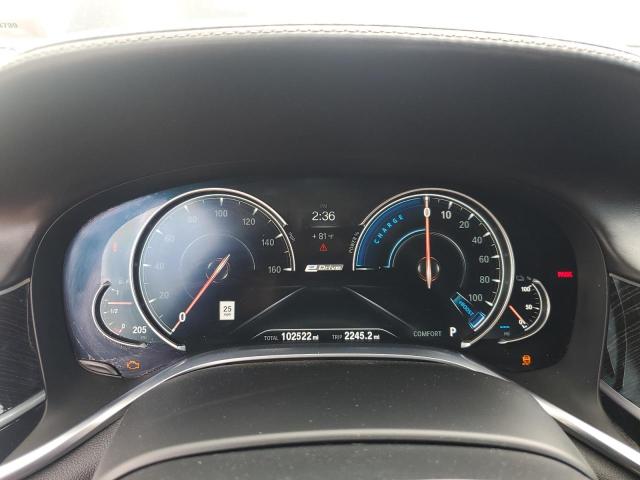 WBA7J2C56HG497571 - 2017 BMW 740 XE BLACK photo 9