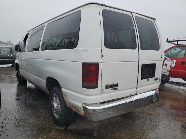 1FBNE31L57DA75088 - 2007 FORD ECONOLINE E350 SUPER DUTY WAGON WHITE photo 2