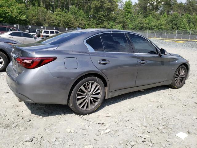 JN1EV7AR0JM441086 - 2018 INFINITI Q50 LUXE GRAY photo 3