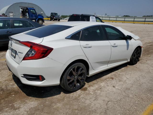 2HGFC2F87KH505351 - 2019 HONDA CIVIC SPORT WHITE photo 3