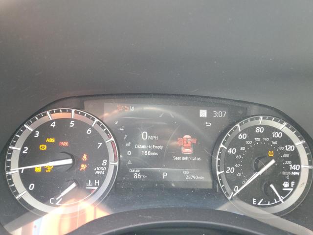 5TDGZRBH0LS016874 - 2020 TOYOTA HIGHLANDER XLE BLUE photo 9