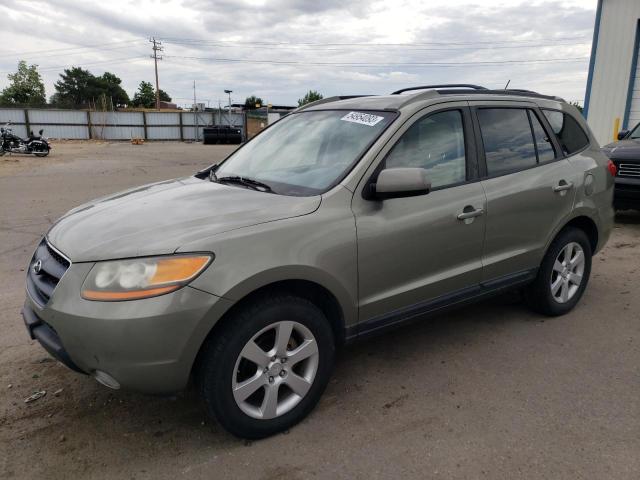 5NMSH73E09H243256 - 2009 HYUNDAI SANTA FE SE GREEN photo 1