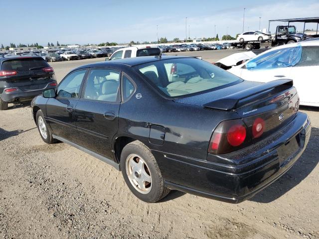 2G1WF52E559187689 - 2005 CHEVROLET IMPALA BLACK photo 2