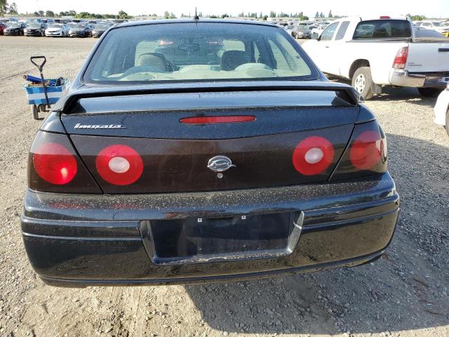 2G1WF52E559187689 - 2005 CHEVROLET IMPALA BLACK photo 6