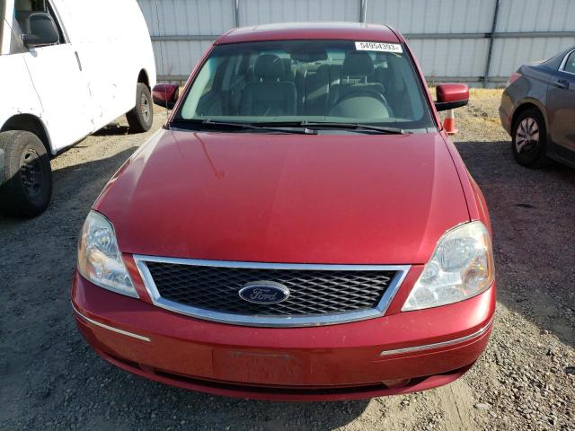 1FAHP24155G103951 - 2005 FORD FIVE HUNDR SEL RED photo 5