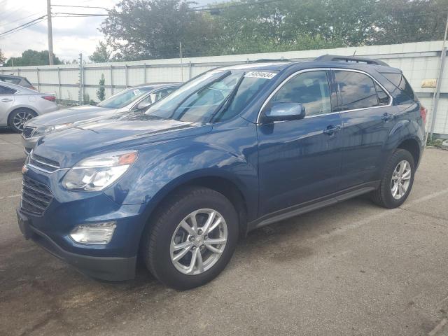 2GNALCEK1H6150605 - 2017 CHEVROLET EQUINOX LT BLUE photo 1