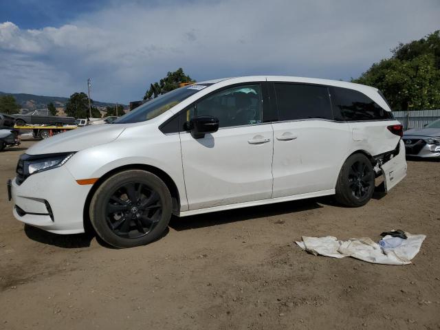 5FNRL6H75PB001742 - 2023 HONDA ODYSSEY SPORT-L WHITE photo 1