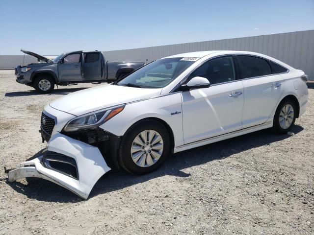 KMHE24L11GA027784 - 2016 HYUNDAI SONATA HYBRID WHITE photo 1