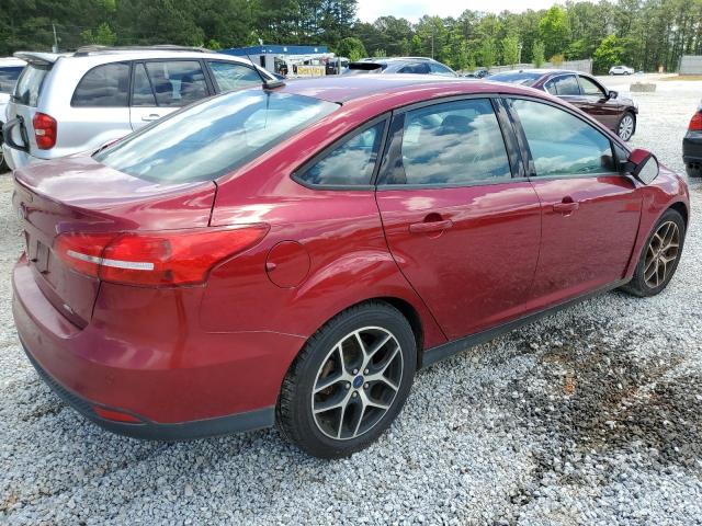 1FADP3H22HL297843 - 2017 FORD FOCUS SEL RED photo 3