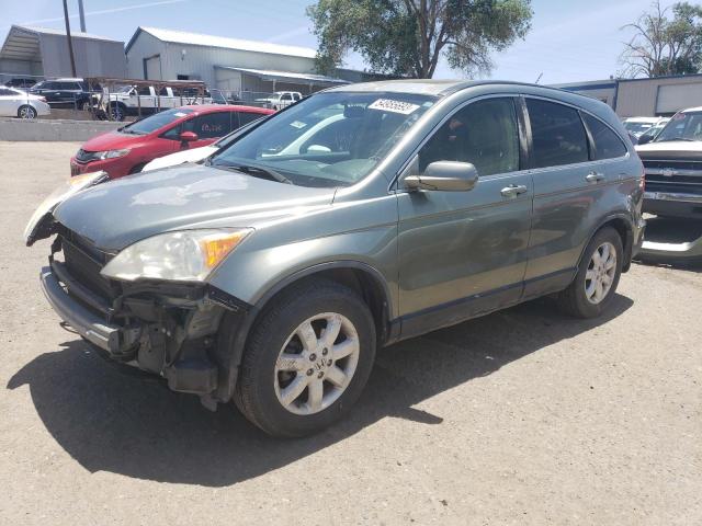 JHLRE48758C066431 - 2008 HONDA CR-V EXL GREEN photo 1