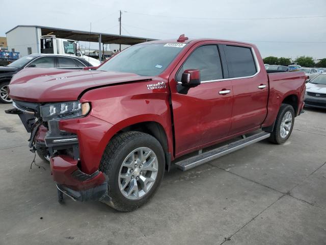 1GCUYHEL7KZ405511 - 2019 CHEVROLET SILVERADO K1500 HIGH COUNTRY BURGUNDY photo 1