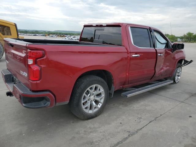 1GCUYHEL7KZ405511 - 2019 CHEVROLET SILVERADO K1500 HIGH COUNTRY BURGUNDY photo 3