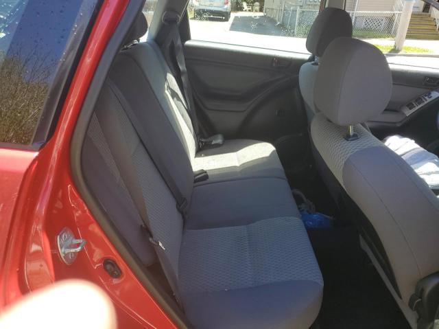 2T1KR32E88C713125 - 2008 TOYOTA COROLLA MA XR RED photo 6