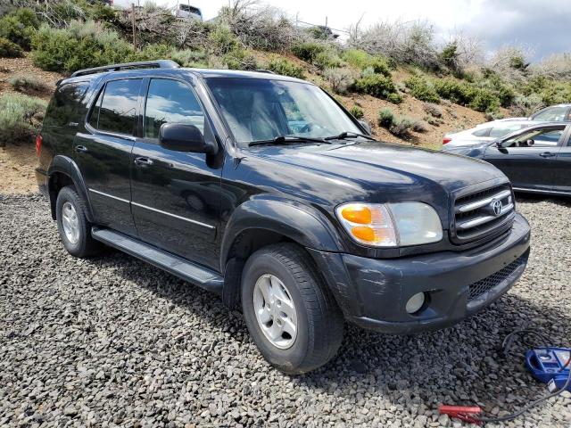 5TDBT48A61S048525 - 2001 TOYOTA SEQUOIA LIMITED BLACK photo 4