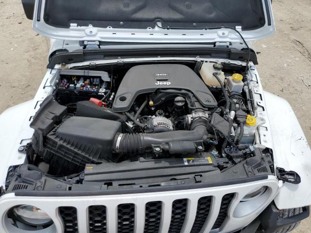 1C6HJTFG6ML553964 - 2021 JEEP GLADIATOR OVERLAND WHITE photo 11