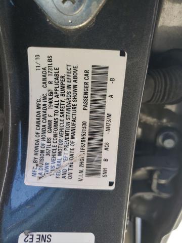 2HGFA1F67BH531530 - 2011 HONDA CIVIC LX-S Boz foto 13