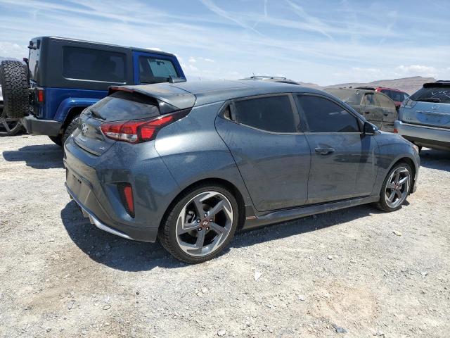 KMHTH6AB9KU020523 - 2019 HYUNDAI VELOSTER TURBO GRAY photo 3