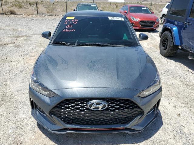 KMHTH6AB9KU020523 - 2019 HYUNDAI VELOSTER TURBO GRAY photo 5