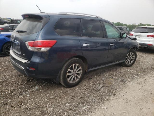 5N1AR2MN1EC638660 - 2014 NISSAN PATHFINDER S BLUE photo 3