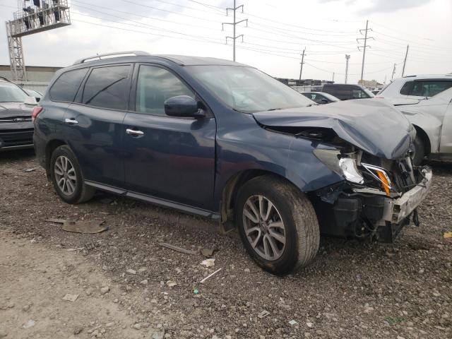 5N1AR2MN1EC638660 - 2014 NISSAN PATHFINDER S BLUE photo 4