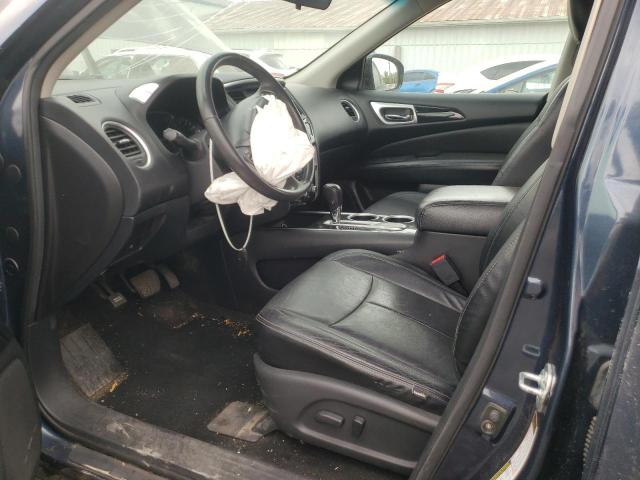 5N1AR2MN1EC638660 - 2014 NISSAN PATHFINDER S BLUE photo 7