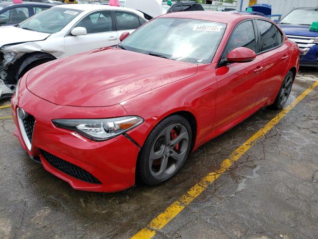 ZARFAEBN4J7567498 - 2018 ALFA ROMEO GIULIA RED photo 2