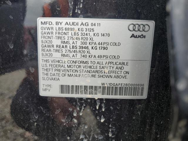 WA1DGAFE2BD009696 - 2011 AUDI Q7 PRESTIGE 黑色 照片 13