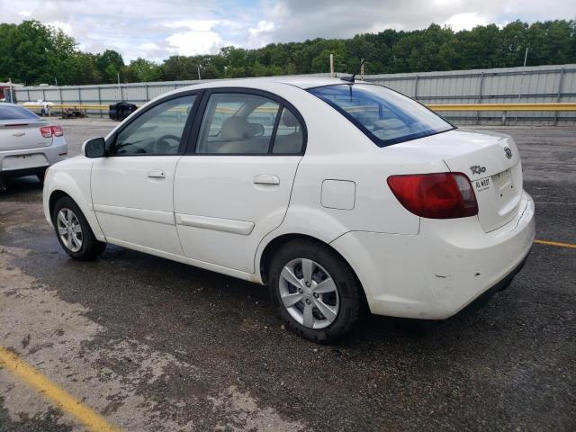 KNADH4A31A6650493 - 2010 KIA RIO LX WHITE photo 2