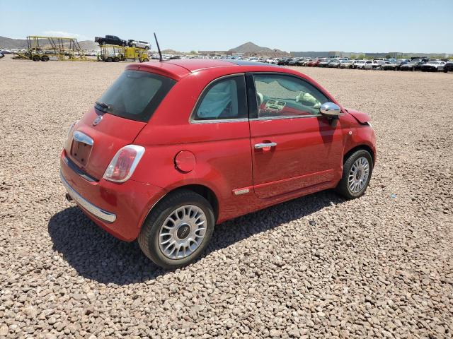 3C3CFFCR3FT624724 - 2015 FIAT 500 LOUNGE RED photo 3
