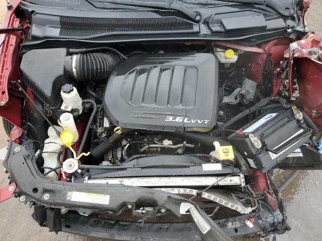 2C4RC1CG3DR533999 - 2013 CHRYSLER TOWN & COU TOURING L MAROON photo 12