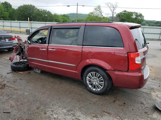 2C4RC1CG3DR533999 - 2013 CHRYSLER TOWN & COU TOURING L MAROON photo 2