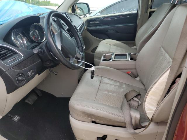 2C4RC1CG3DR533999 - 2013 CHRYSLER TOWN & COU TOURING L MAROON photo 7