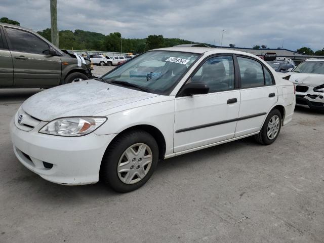 2HGES16334H602885 - 2004 HONDA CIVIC DX VP WHITE photo 1