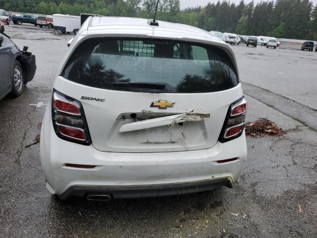 1G1JG6SB0K4133685 - 2019 CHEVROLET SONIC WHITE photo 6