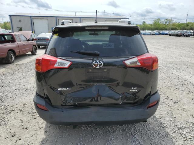 2T3BFREV8DW070461 - 2013 TOYOTA RAV4 LE BLACK photo 6