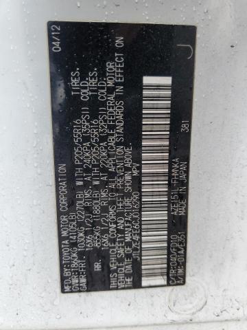 JTLZE4FE6CJ016290 - 2012 TOYOTA SCION XB 白色 照片 13