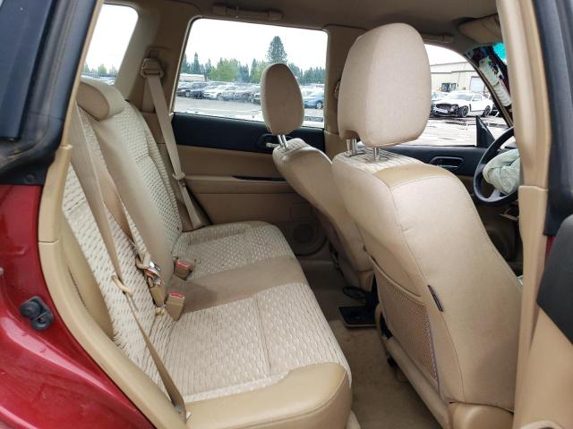 JF1SG65665H707381 - 2005 SUBARU FORESTER 2.5XS წითელი ფოტო 10