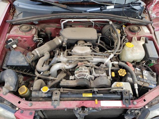 JF1SG65665H707381 - 2005 SUBARU FORESTER 2.5XS წითელი ფოტო 11