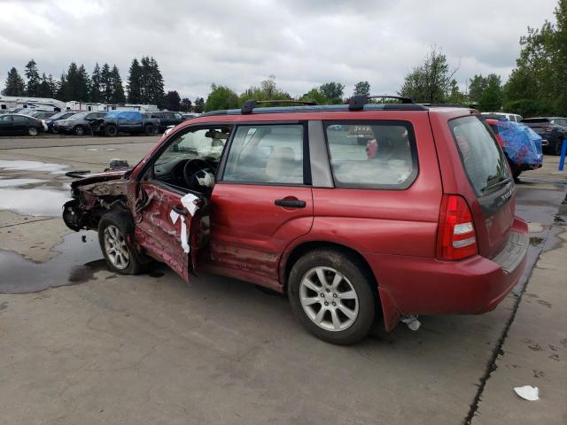 JF1SG65665H707381 - 2005 SUBARU FORESTER 2.5XS წითელი ფოტო 2