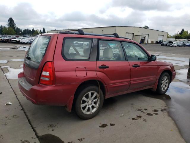 JF1SG65665H707381 - 2005 SUBARU FORESTER 2.5XS წითელი ფოტო 3