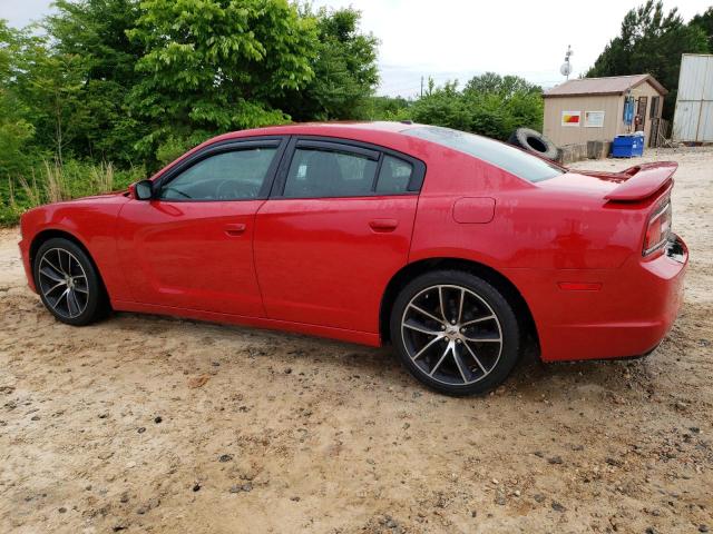 2C3CDXHG5DH547766 - 2013 DODGE CHARGER SXT RED photo 2