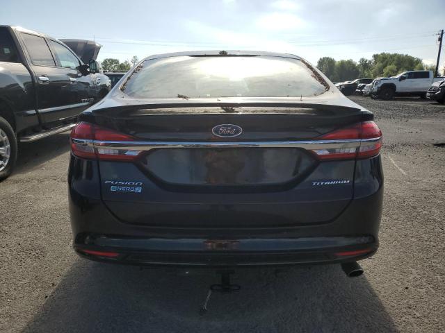 3FA6P0SUXHR285085 - 2017 FORD FUSION TITANIUM PHEV BLACK photo 6