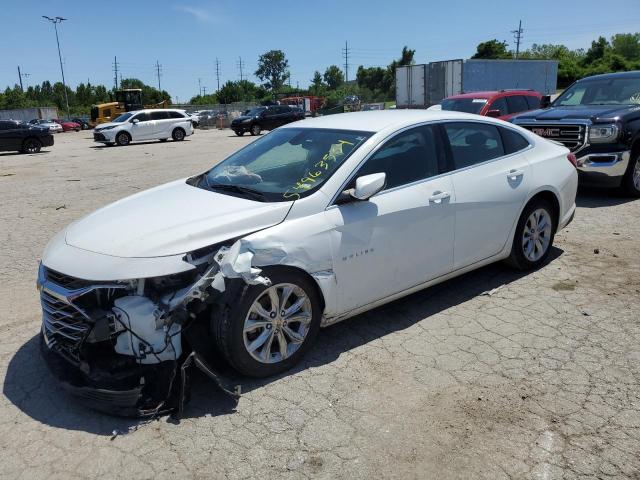 1G1ZD5ST1MF065564 - 2021 CHEVROLET MALIBU LT WHITE photo 1