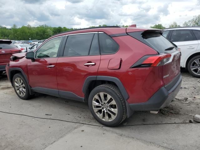 JTMN1RFV0KJ024581 - 2019 TOYOTA RAV4 LIMITED RED photo 2