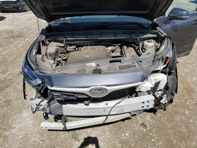 5TDGZRBH4MS155942 - 2021 TOYOTA HIGHLANDER XLE GRAY photo 12
